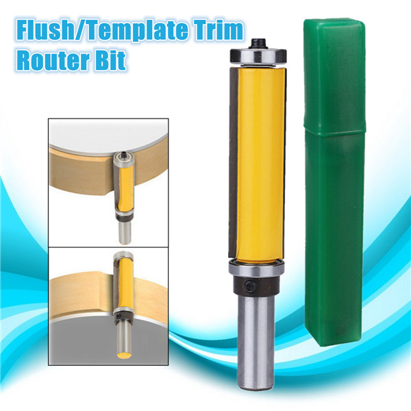 1/2 Inch Shank Flush Template Trim Router Bit Woodworking Milling Cutter 1/2 Inch Shank Flush Template Trim Router Bit Woodworking Milling Cutter