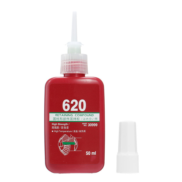 620 Retaining Compound High Temperature 50ml Polyethylene Dimethacrylate Compound 620 Retaining Compound High Temperature 50ml Polyethylene Dimethacrylate Compound