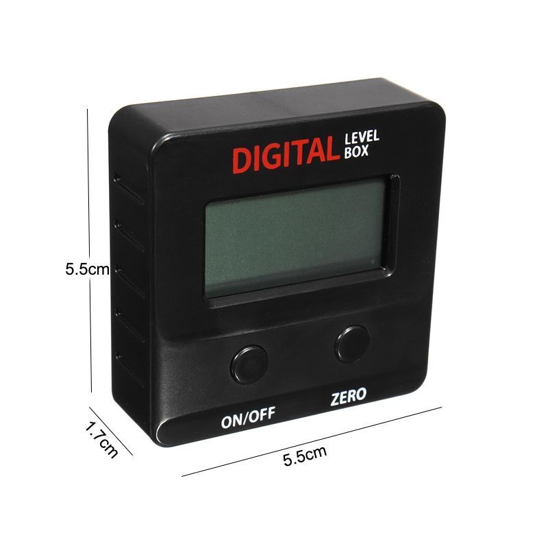 New Digital Angle Finder Gauge Bevel Box Protractor Inclinometer Spirit Level