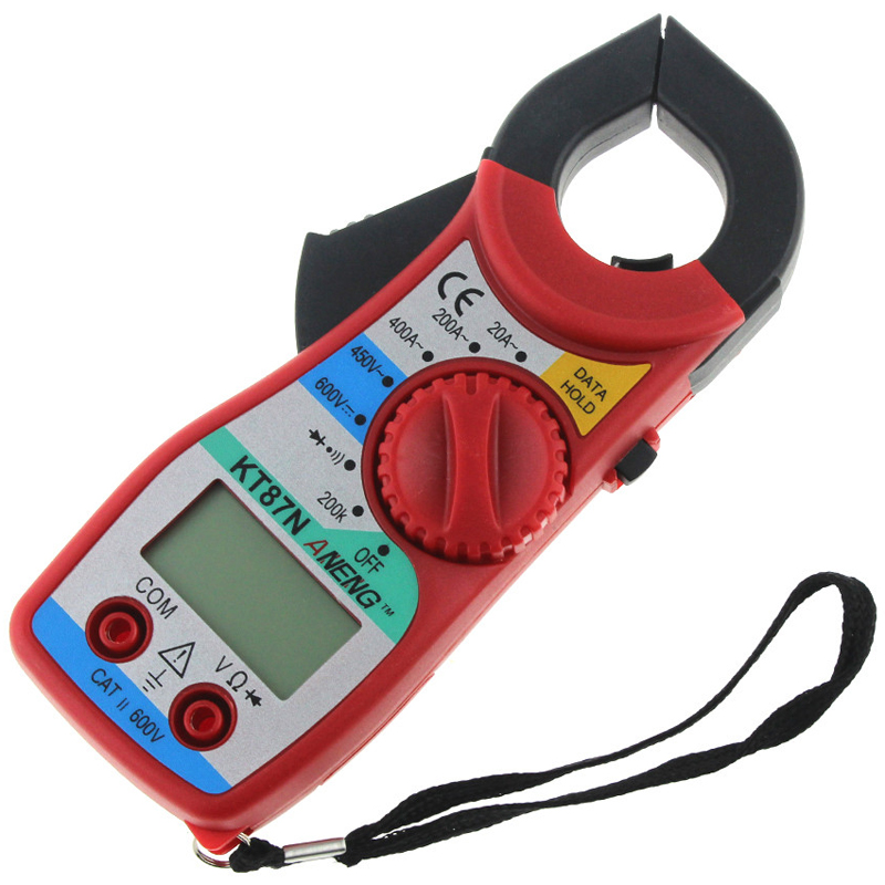 ANENG KT87N Digital Multimeter Clamp Meter Current Clamp Pincers AC/DC Current Voltage Tester