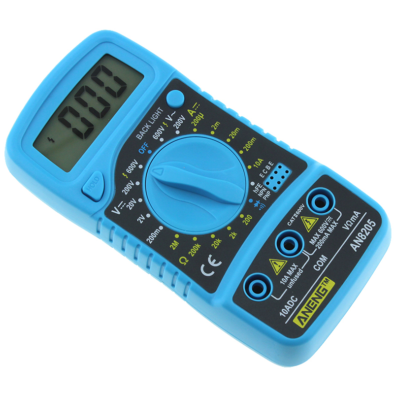 ANENG AN8205 Professional Digital Multimeter AC/DC Ammeter Voltmeter Ohm Tester