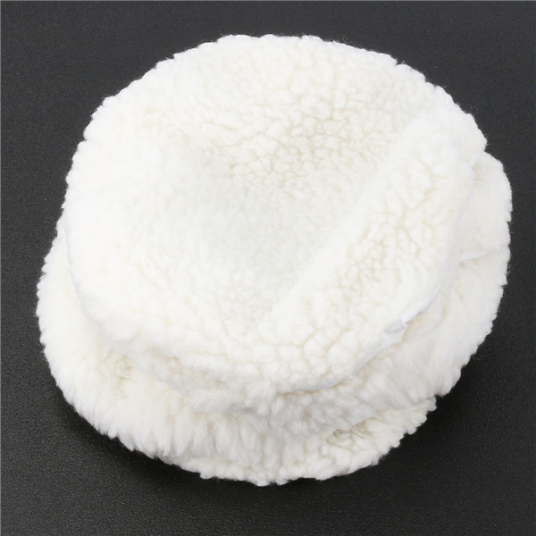 5pcs 210mm Polisher Buffer Pads Set Soft Wool Bonnet Pad With Loop for Polishing Buffing