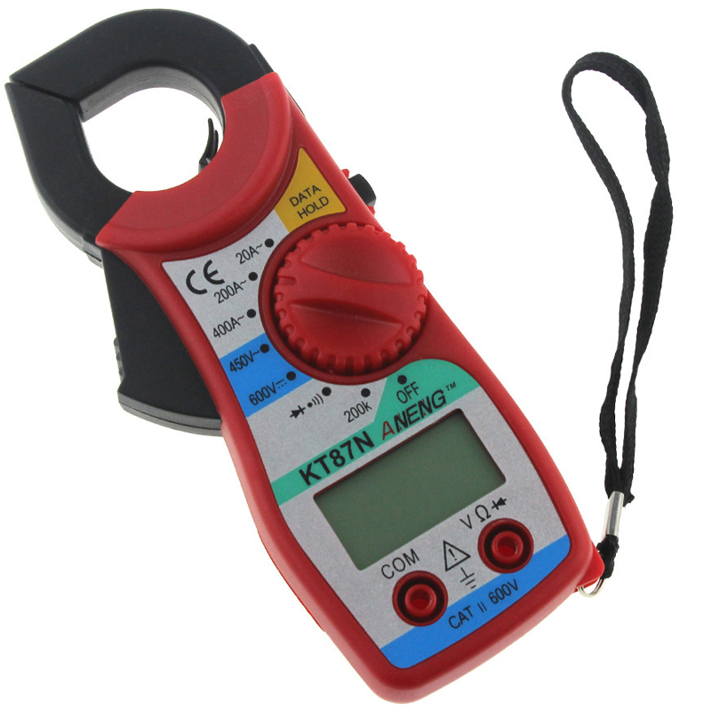 ANENG KT87N Digital Multimeter Clamp Meter Current Clamp Pincers AC/DC Current Voltage Tester
