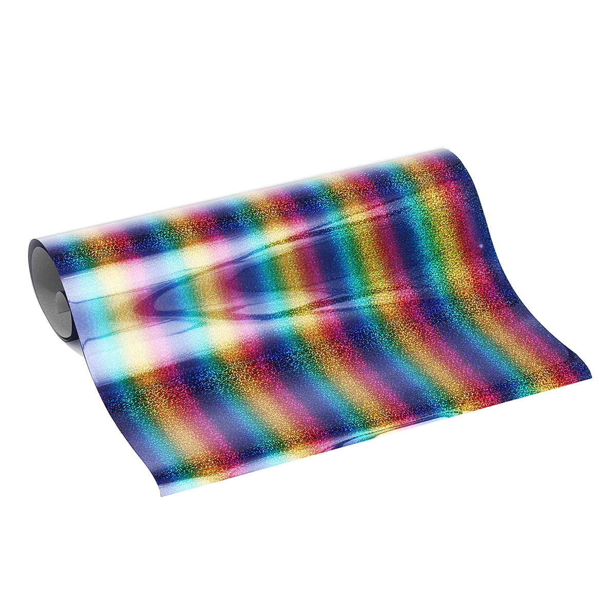 30/100cm Heat Transfer Vinyl Iron-on PU T-Shirt Garment Textile Press Film Rainbow