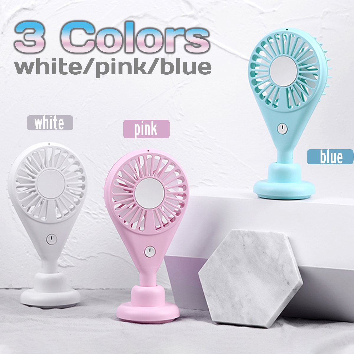 Portable Cooling Fan USB Small Fan Mini Handheld Fan