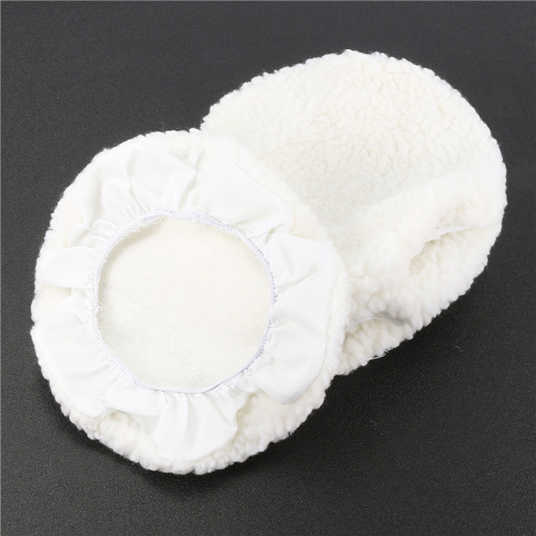 5pcs 210mm Polisher Buffer Pads Set Soft Wool Bonnet Pad With Loop for Polishing Buffing