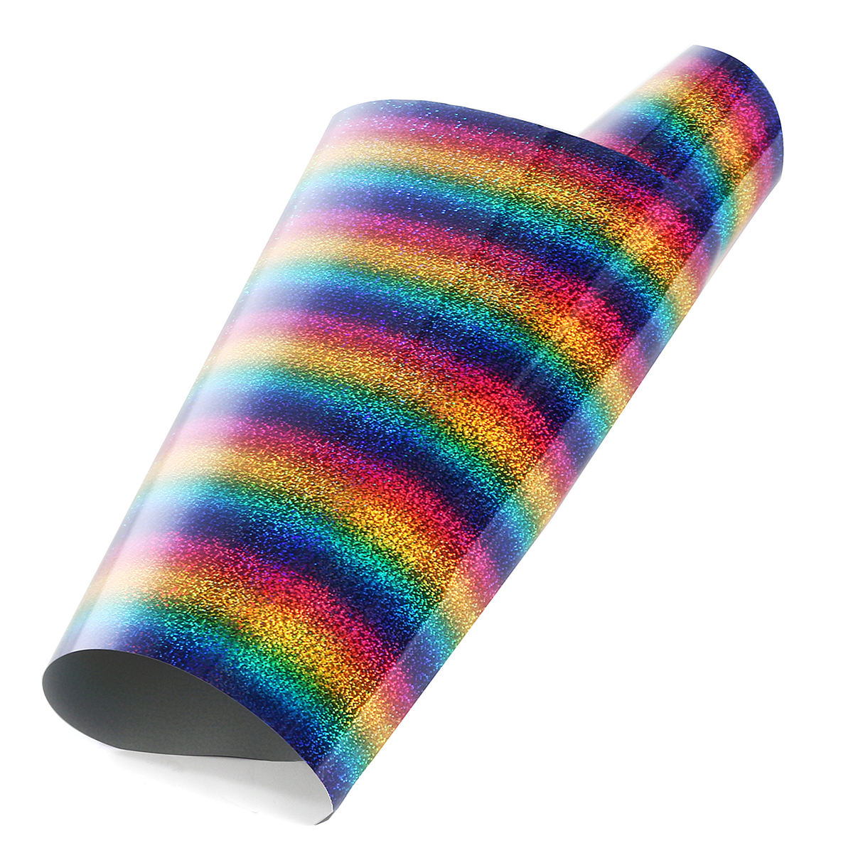 30/100cm Heat Transfer Vinyl Iron-on PU T-Shirt Garment Textile Press Film Rainbow