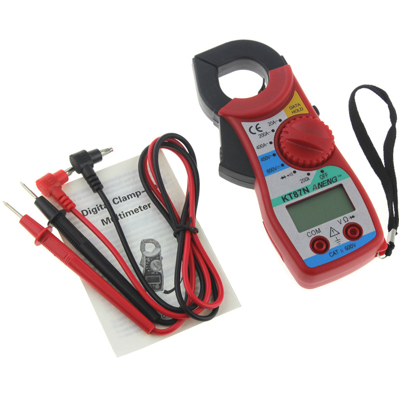 ANENG KT87N Digital Multimeter Clamp Meter Current Clamp Pincers AC/DC Current Voltage Tester
