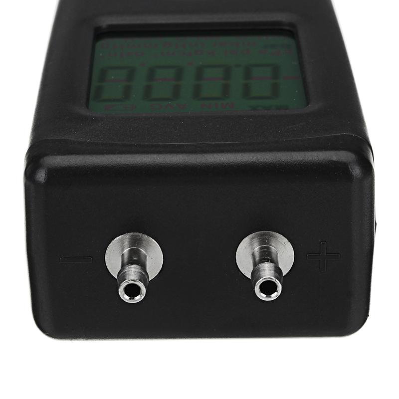 TL-102 LCD Digital Manometer Differential Gauge Air Pressure Meter 10Psi Data Hold 11 Units 