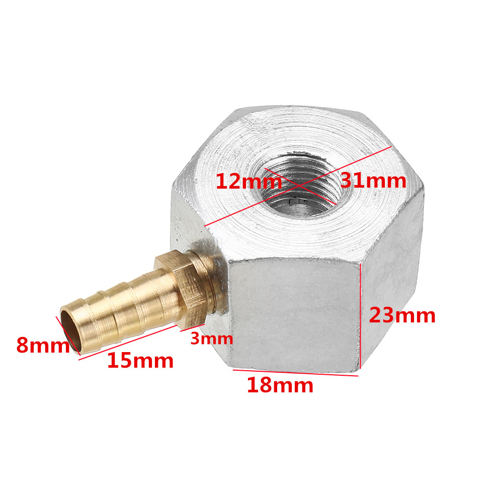 Effetool G 1/4 Inch Cooling Tube Magnetic Seat with 1 hole Flexible Water Tube Hose Milling Cooling