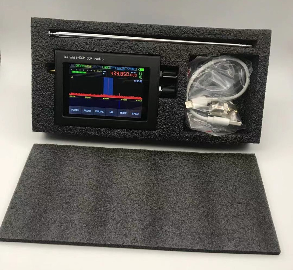 50KHz-2GHz Malachite SDR Radio DSP SDR Receiver 3.5 Touch Screen AM/SSB/NFM/WFM Analog Modulated
