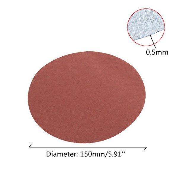 25Pcs 6 Inch 600/1000/1500/2000/3000 Grit Sander Discs Sandpaper Abrasive Tool