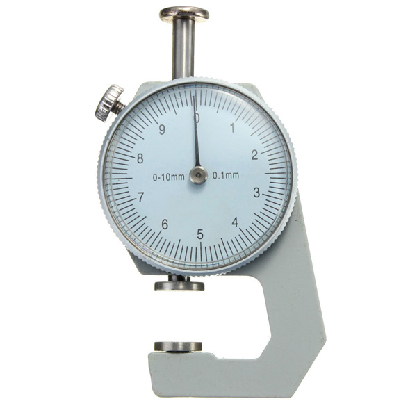 Thickness Gauge Tester Measure Leathercraft Tool 0-10mm Flat Paper Tissue