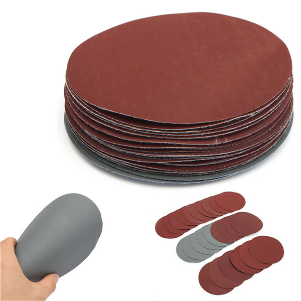 25Pcs 6 Inch 600/1000/1500/2000/3000 Grit Sander Discs Sandpaper Abrasive Tool