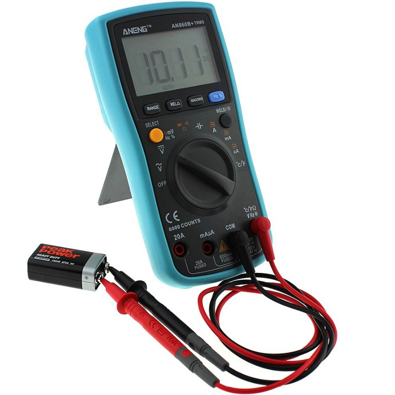 ANENG AN860B+ Backlight Digital Multimeter AC/DC Current Voltage Resistance Frequency Temperature ??/?H Tester