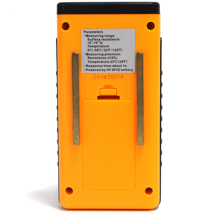 GM3110 Portable LCD Surface Resistance Meter Earth Resistance Meter with Data Holding Function 