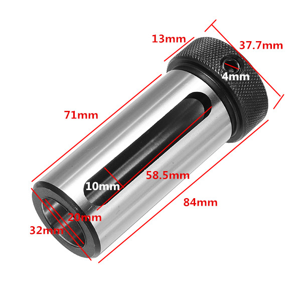 Machifit D32-20 Turning Tool Sleeve 20mm for CNC Lathe Internal Hole Machining Arbor