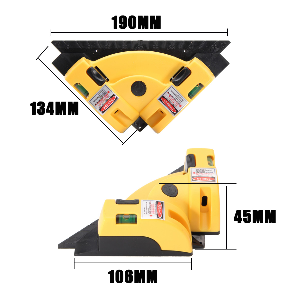Right Angle 90 Degree Vertical Horizontal Laser Line Projection Square Level