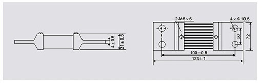 FL-2 Shunt 1000A 75mV Current Sensor DC Current Shunt Slotted Shunt Ammeter Multimeter Amper Meter 1000A
