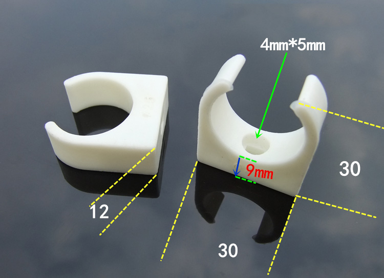 Machifit 10pcs 25mm Bracket Motor Base Mounting Bracket Holder Seat for 300/370/200/280 DC Motor