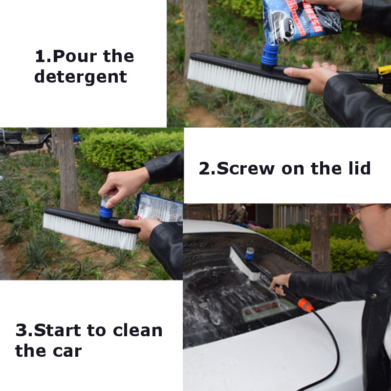 12V Portable 100W 160PSI High Pressure Electric Washer Wash Pump Set