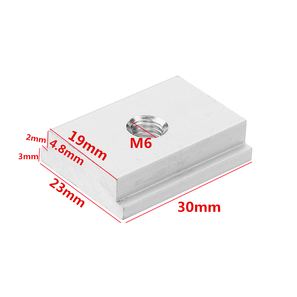 ENJOYWOOD 10pcs M6 T Slot Nut T-Track Sliding Nut For Woodworking Tool Slot Fastener