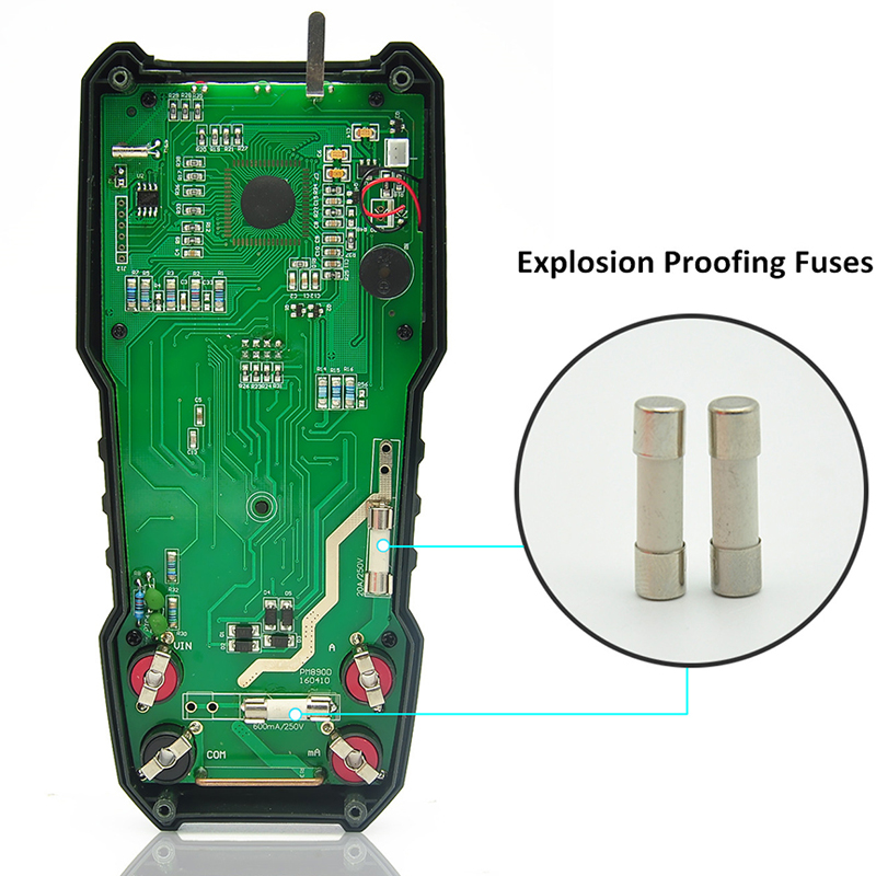 PEAKMETER PM18C Digital Multimeter Voltage Current Resistance Capacitance Frequency Temperature Tester ??/?H hFE NCV Live Line Tester