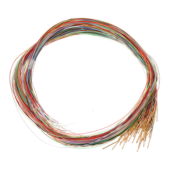 R50-2W7 Length 17.5mm 100Pcs Spring Test Probes Receptacle Pre-wired 
