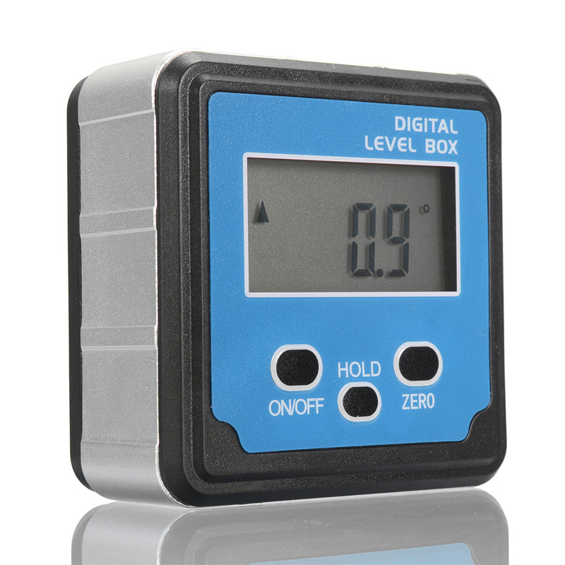 Digital Inclinometer Spirit Level Box Protractor Angle Finder Gauge Meter Bevel