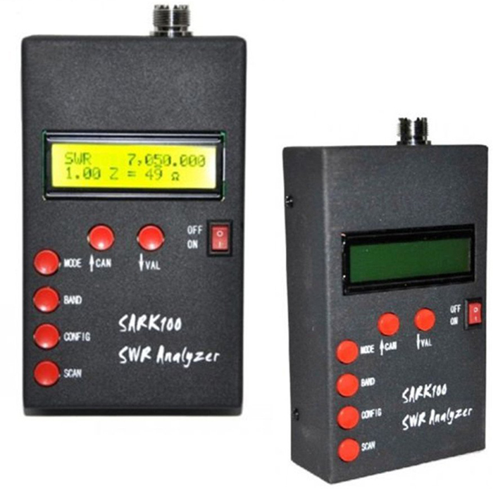 SARK100 1-60 Mhz ANT SWR Antenna Analyzer Meter Tester for Ham Radio Hobbists