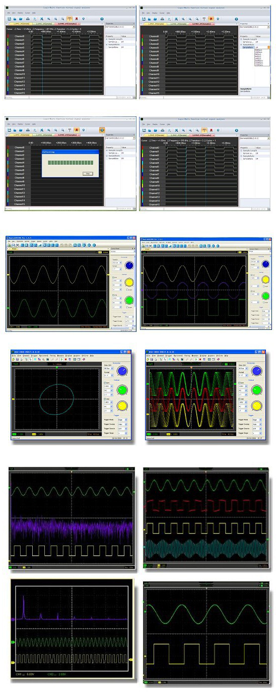 Hantek 6022BL PC USB Oscilloscope 2 Digital Channels 48MSa/s Sample Rate 16 Channels Logic Analyzer
