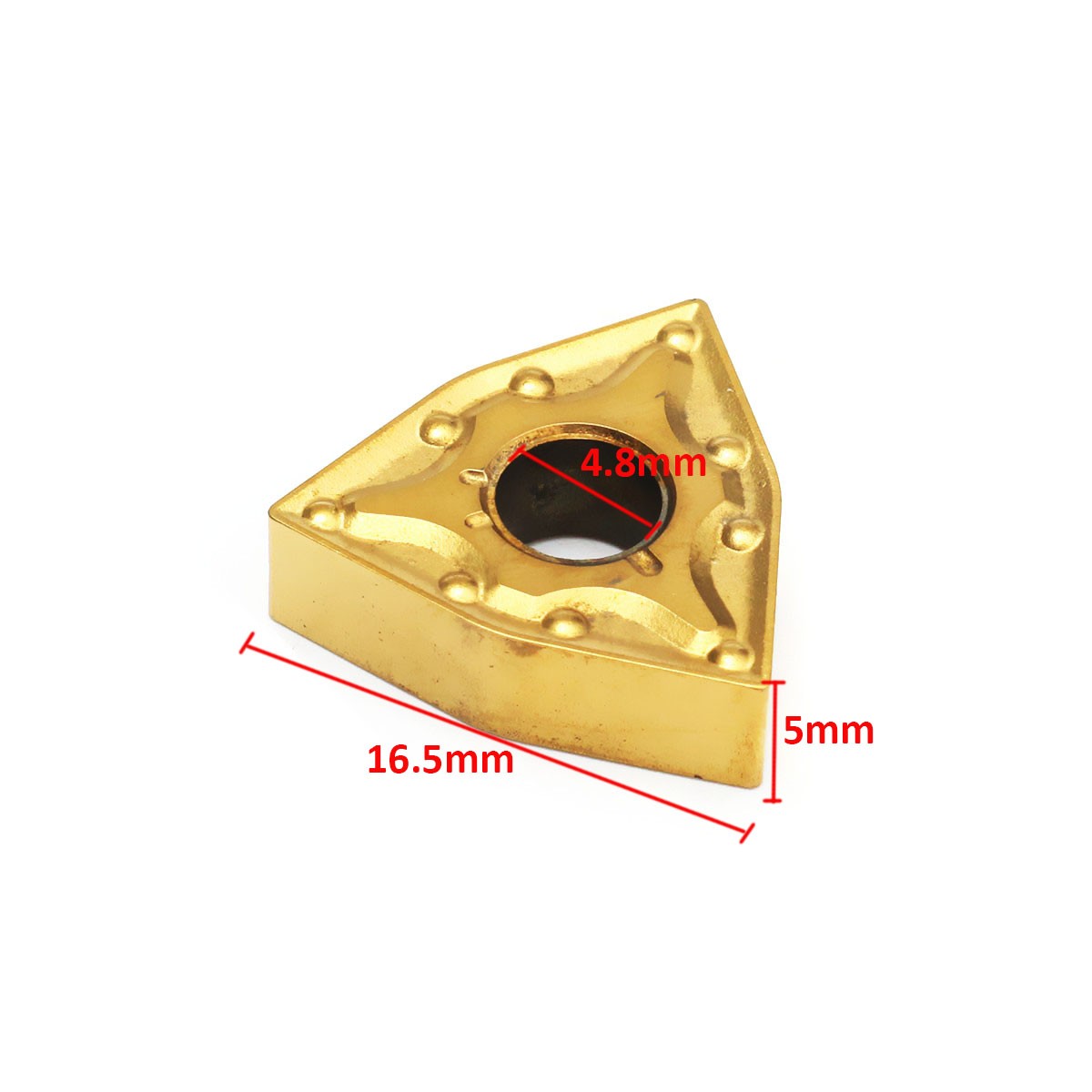 Drillpro 10pcs WNMG080404 Carbide Insert For Threading Lathe Turning Tool Holder