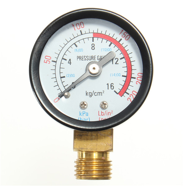 DN15 1/2' Inch Brass Water Pressure Reducing Regulator Reducer & Gauge Adjustable