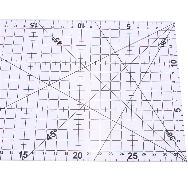 30x15cm Quilting Ruler Acrylic Sewing Clear Quilt Patchwork Diy Tools 