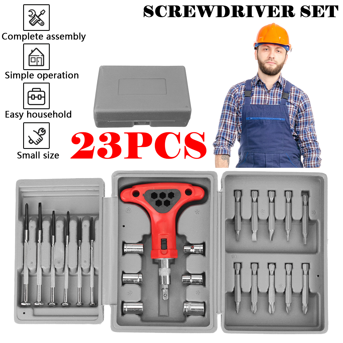 Ratchet Wrench Screwdriver Kit DIY Household Repair Tool Multifunctional Combination Toolkit