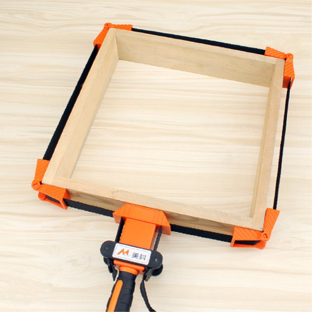 MYTEC Multifunction Belt Clamping Tools Woodworking Quick Adjustable Band Clamp Polygonal Clip 90 Degrees
