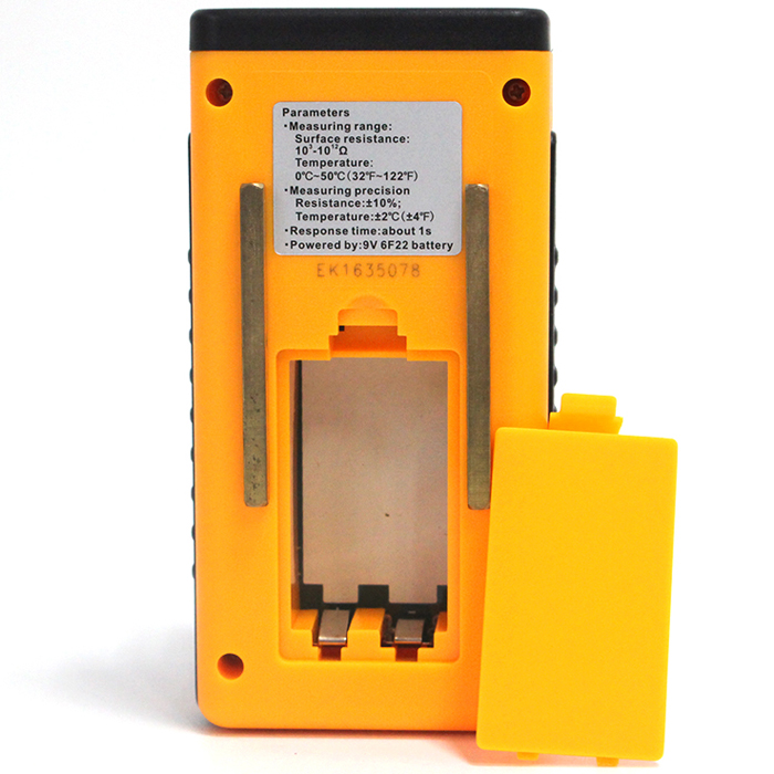 GM3110 Portable LCD Surface Resistance Meter Earth Resistance Meter with Data Holding Function 