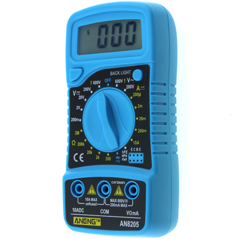 ANENG AN8205 Professional Digital Multimeter AC/DC Ammeter Voltmeter Ohm Tester