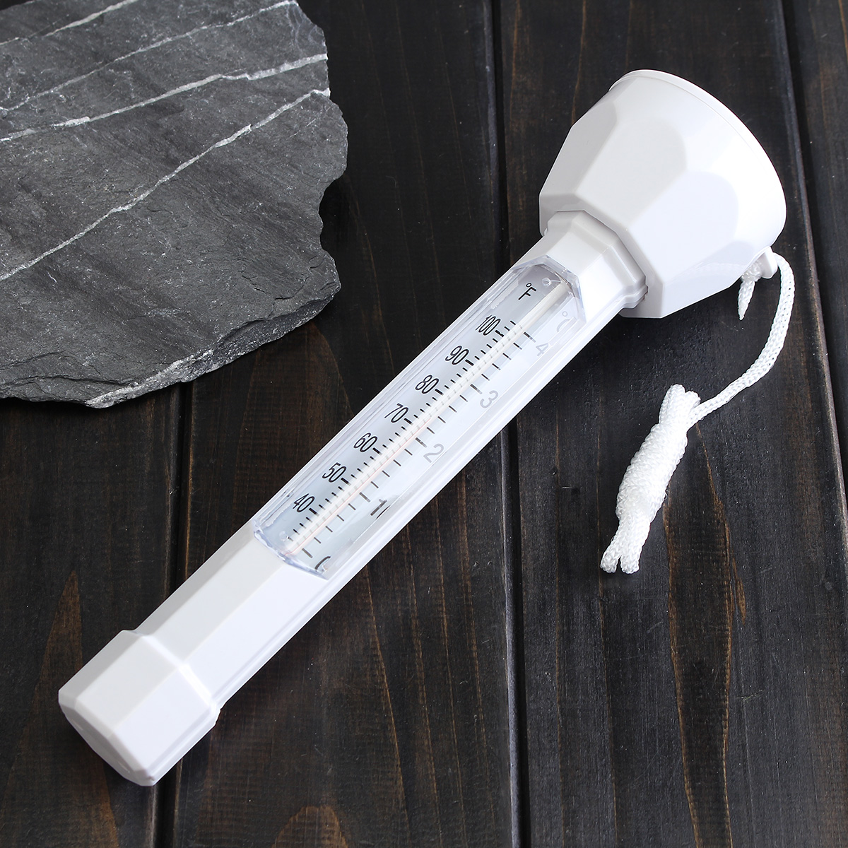 White Floating Water Swimming Pool Bath Spa Hot Tub Temperature Thermometer ??/?H