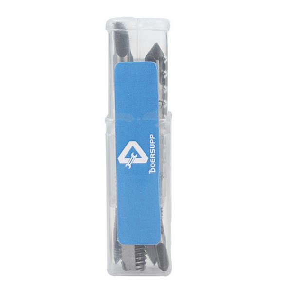 Doersupp 5pcs M3-M8 HSS Spiral Point Machine Screw Plug Tap Metric Straight Flute Thread Hand Tool