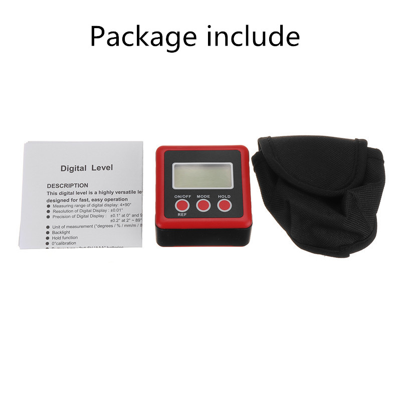 Digital Protractor Angle Finder Digital Protractor Inclinometer Spirit Level Ruler 