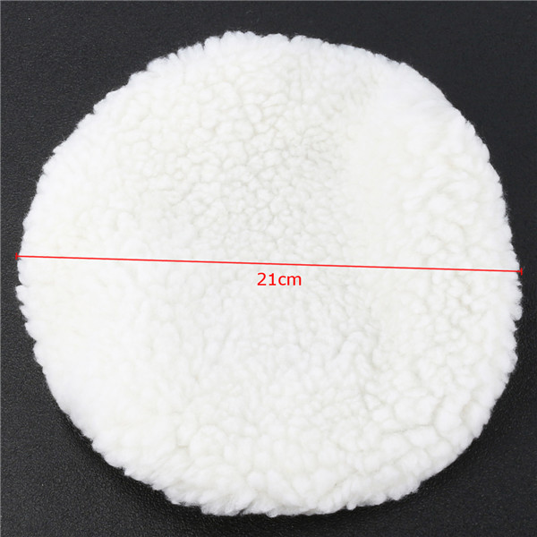 5pcs 210mm Polisher Buffer Pads Set Soft Wool Bonnet Pad With Loop for Polishing Buffing