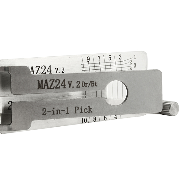 DANIU MAZ24 2 in 1 Car Door Lock Pick Decoder Unlock Tool Locksmith Tools 