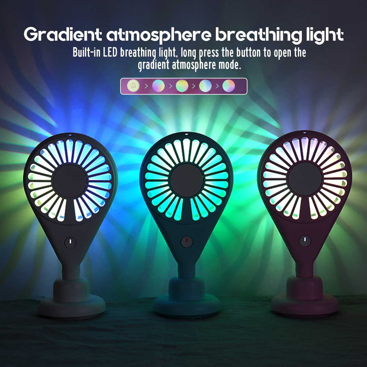 Portable Cooling Fan USB Small Fan Mini Handheld Fan