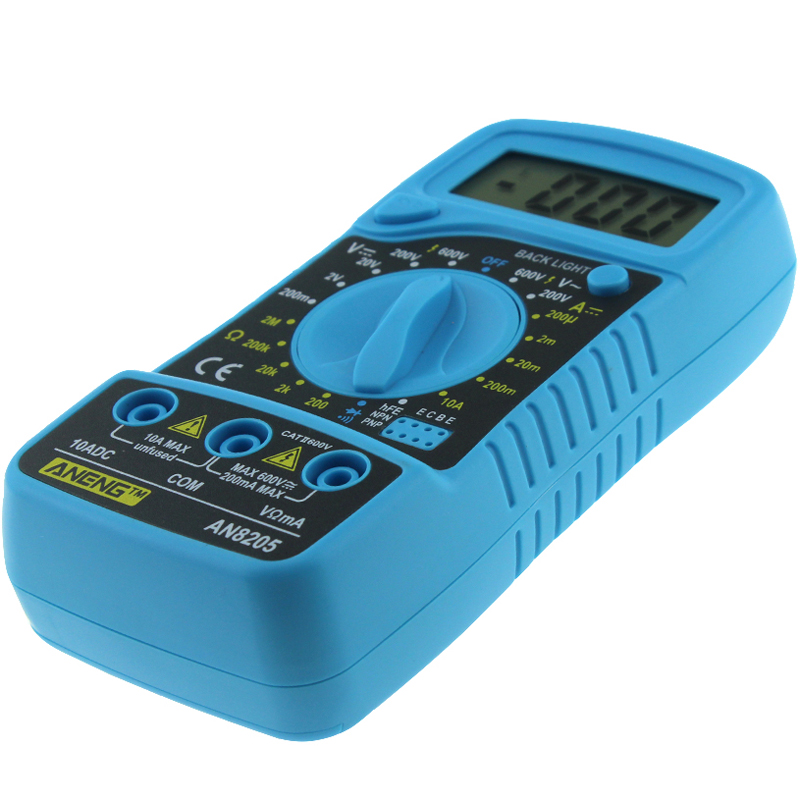 ANENG AN8205 Professional Digital Multimeter AC/DC Ammeter Voltmeter Ohm Tester