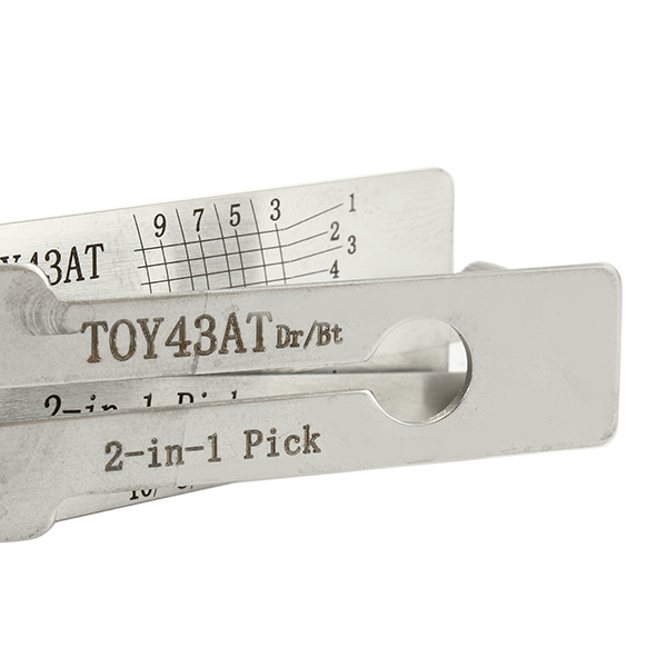 DANIU TOY43AT 2 in 1 Car Door Lock Pick Decoder Unlock Tools Locksmith Tools