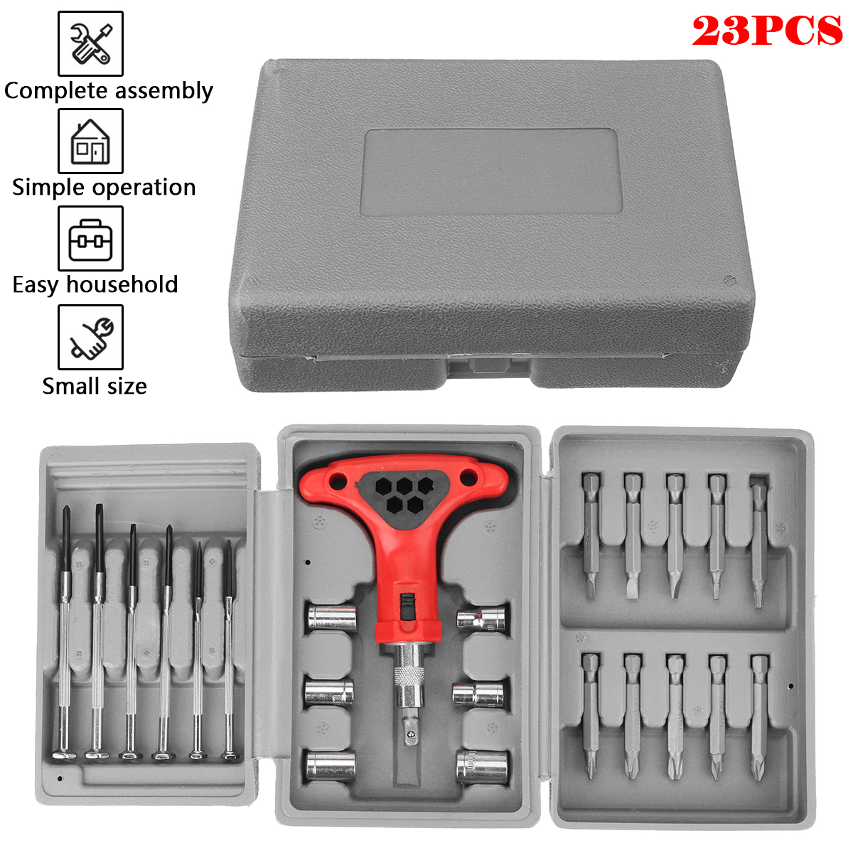 Ratchet Wrench Screwdriver Kit DIY Household Repair Tool Multifunctional Combination Toolkit