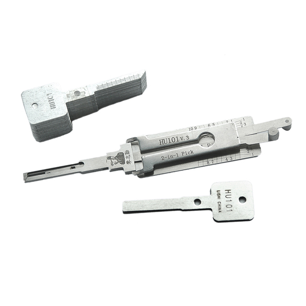 DANIU HU101 v.3 2 in 1 Car Door Lock Pick Decoder Unlock Tool