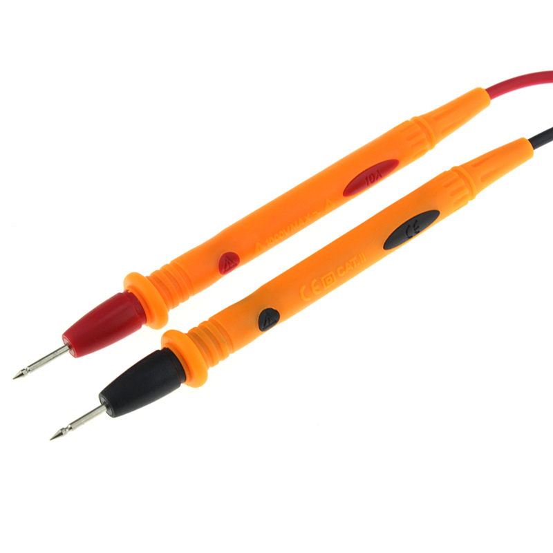 3010B 1000V 10A Heavy Duty Multimeter Voltmeter Rubberized Test Probe Leads Wire Pen Cable 