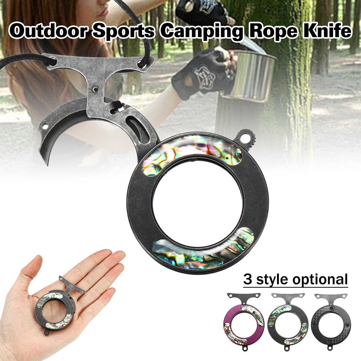 Pocket SOS Rope Cutter Survival Tool EDC Cutting Every Day Caary Gadget Package Opener Cutter